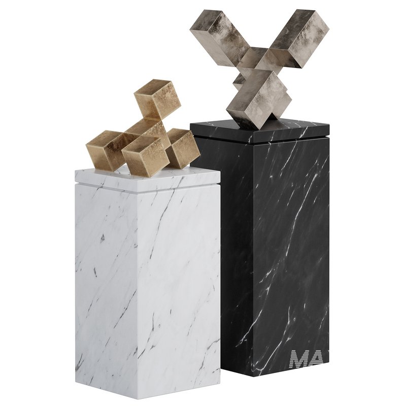 Interior Sculptures Gold and Bronze by Stephan Siebers - Image 1