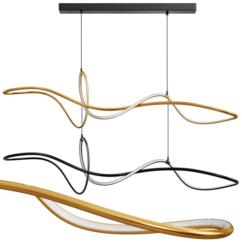 Eskild Long Chendelier By Lampatron - Image 1