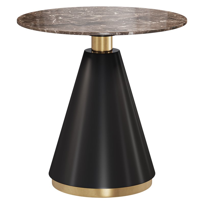 Colmore Esstisch Marmorlook Gold Table - Image 3