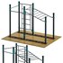 Lifting handrail wall bars 3 horizontal bars and vertical handrails for wheelchair users by Kenguru - Thumbnail 2