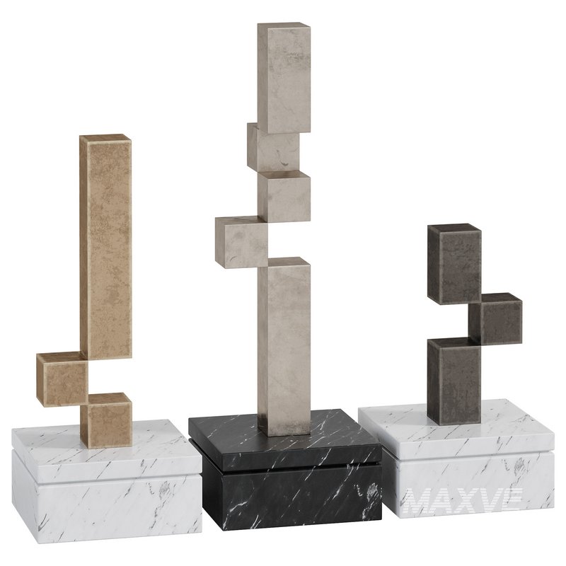 Interior Sculptures Gold and Bronze by Stephan Siebers - Image 1