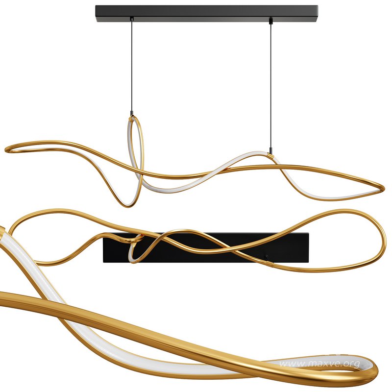 Eskild Long Chendelier By Lampatron - Image 2