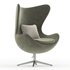 Armchair Arne Jacobsen Style Egg Chair - Thumbnail 2