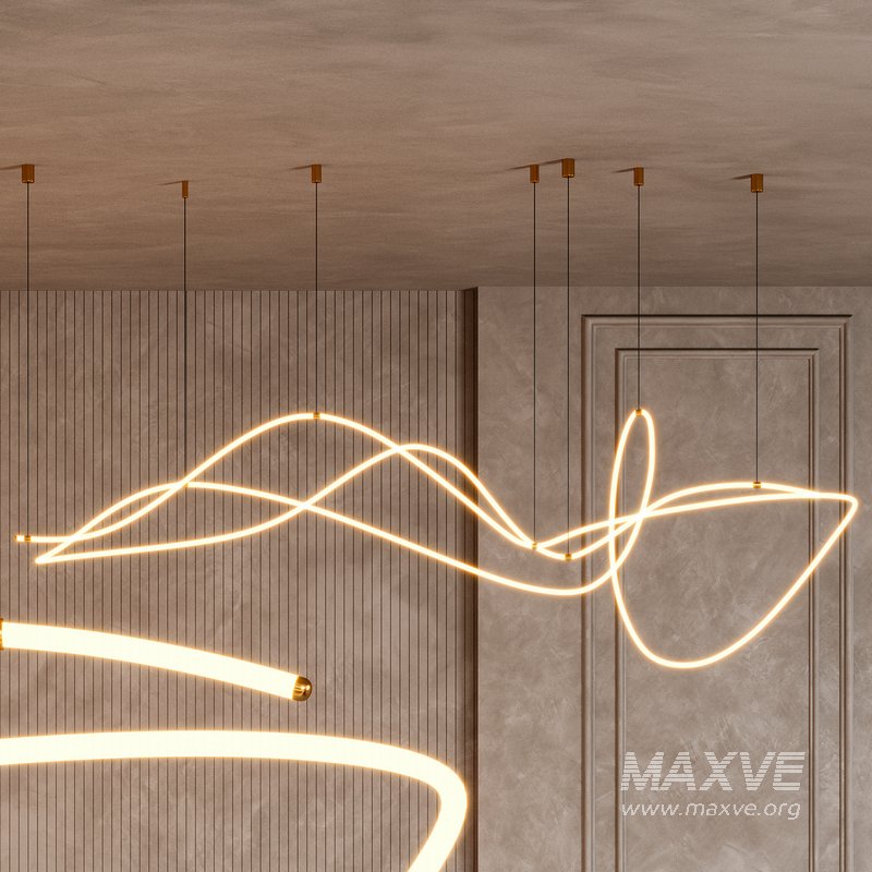 Minimalist Luxe Chandelier By Mos Lustry - Image 2