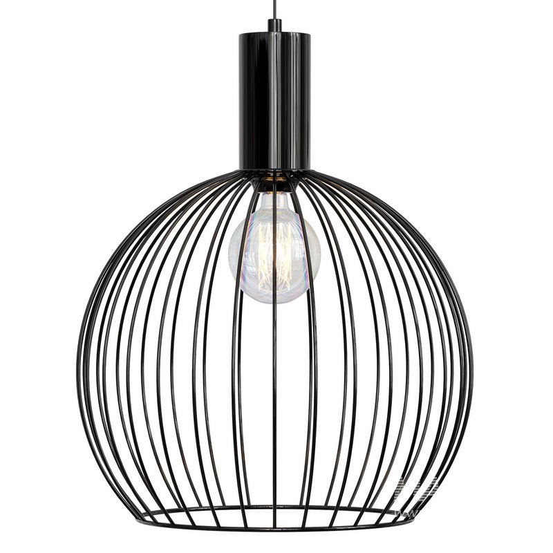 STEEL ROD GLOBE PENDANT by Lightingstyles - Image 1