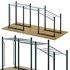 Lifting handrail classic 2 level handrail and vertical handrails for wheelchairs Oma by Kenguru - Thumbnail 3
