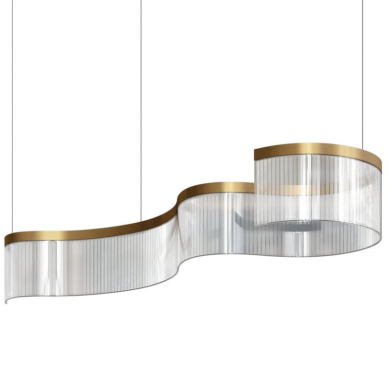 DANELIUS LONG Chandelier Lamp By Lampatron - Image 1