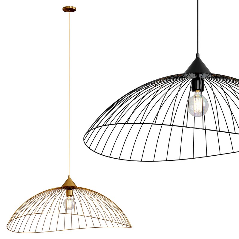 Onza Easy Fit Pendant Black Twin Pack Chandelier by Ideas4lighting - Image 2