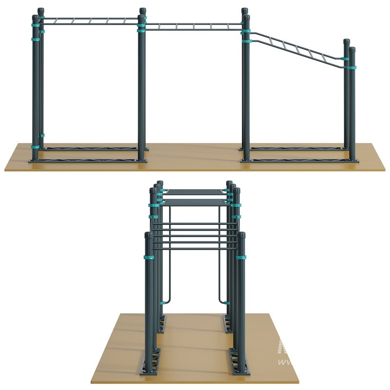 Lifting handrail classic 2 level handrail and vertical handrails for wheelchairs Oma by Kenguru - Image 1
