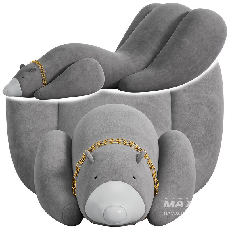 Large Armchair Sofa Bear by Art Berloga - Image 3