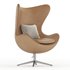 Armchair Arne Jacobsen Style Egg Chair - Thumbnail 1