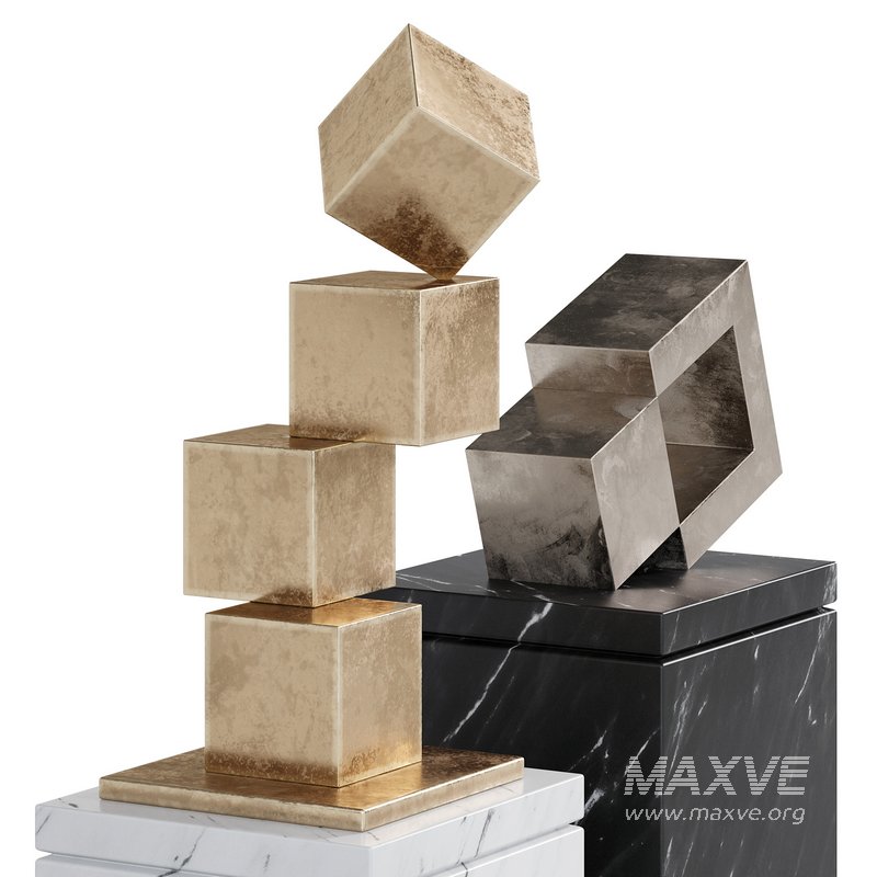 Interior Sculptures Gold and Bronze by Stephan Siebers - Image 4