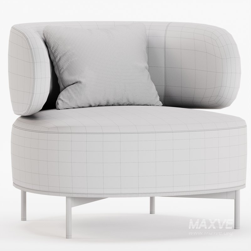 Akiko armchair 3 - Image 4