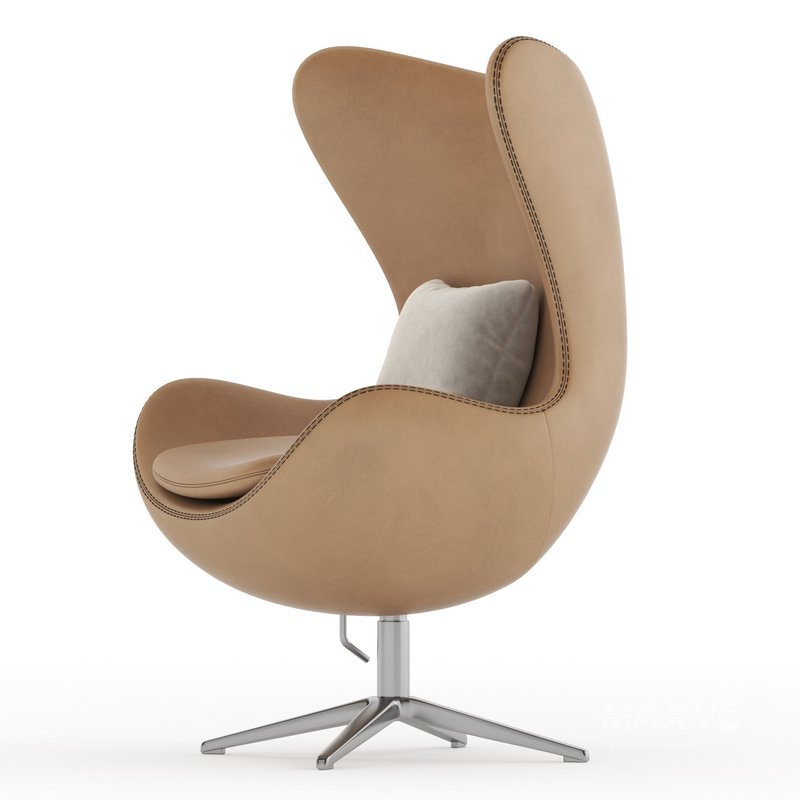 Armchair Arne Jacobsen Style Egg Chair - Image 3