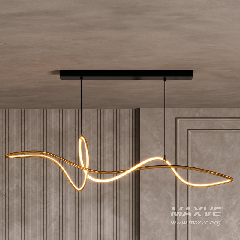 Eskild Long Chendelier By Lampatron - Image 4