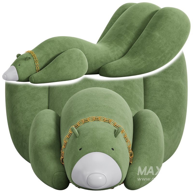 Large Armchair Sofa Bear by Art Berloga - Image 4