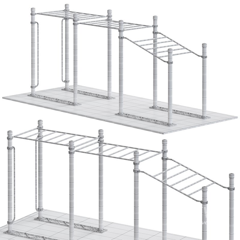 Lifting handrail classic 2 level handrail and vertical handrails for wheelchairs Oma by Kenguru - Image 5