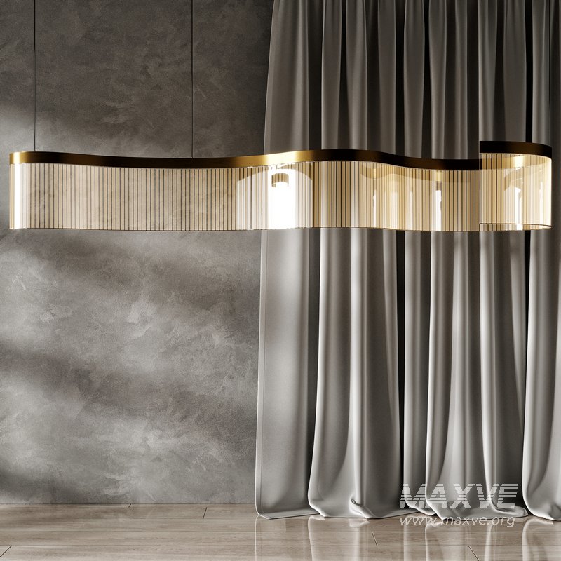 DANELIUS LONG Chandelier Lamp By Lampatron - Image 5