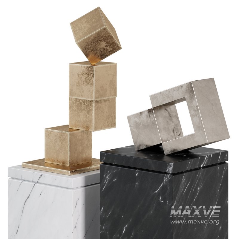 Interior Sculptures Gold and Bronze by Stephan Siebers - Image 5