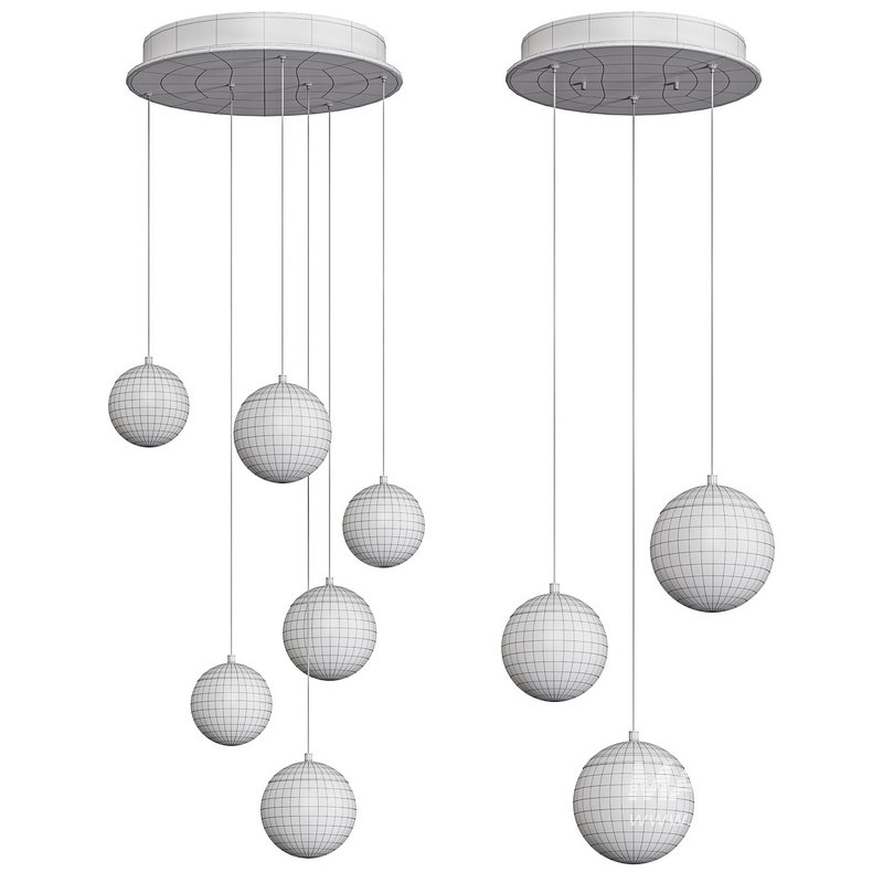 MAYER Chandelier Set By Lampatron - Image 5