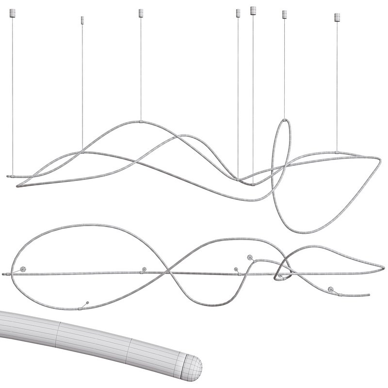 Minimalist Luxe Chandelier By Mos Lustry - Image 5