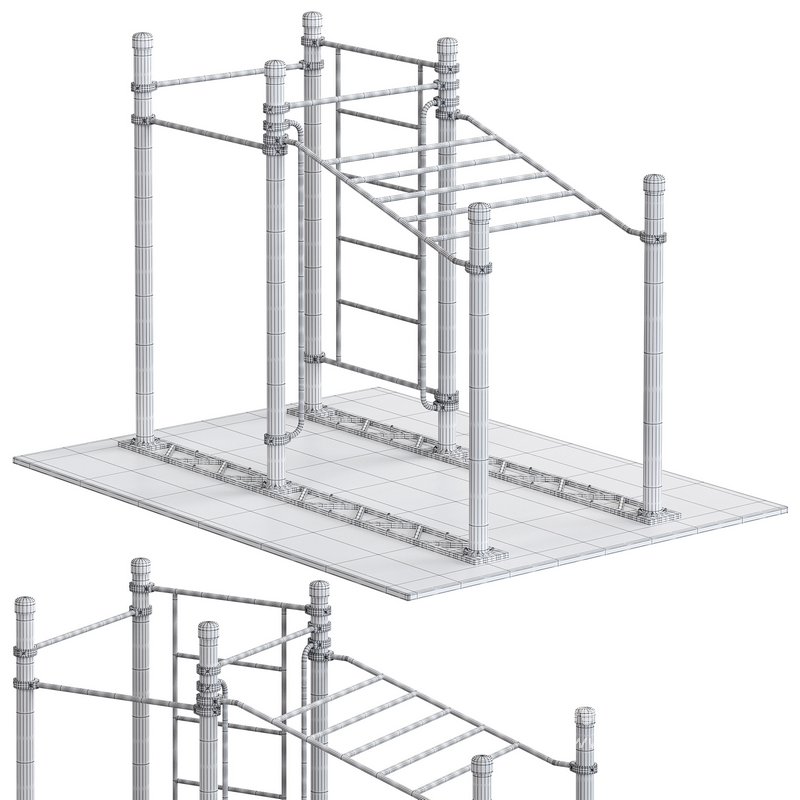 Lifting handrail wall bars 3 horizontal bars and vertical handrails for wheelchair users by Kenguru - Image 6