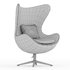 Armchair Arne Jacobsen Style Egg Chair - Thumbnail 5