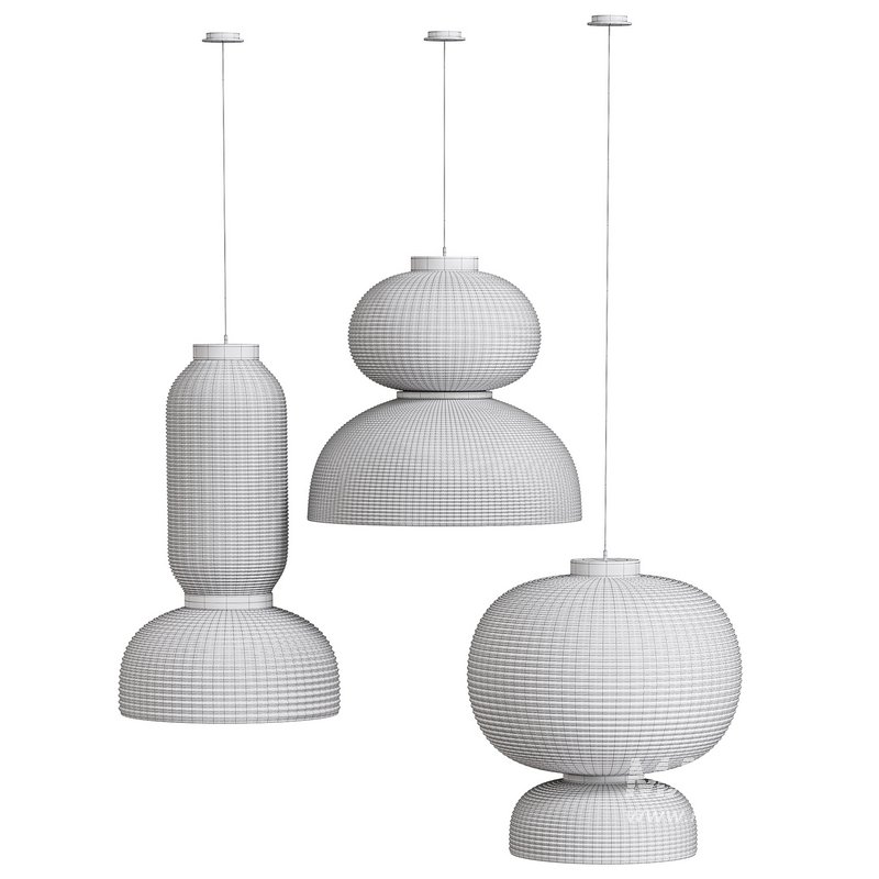 Japandi Lantern Shaped Pendant Light By Japandistore - Image 6