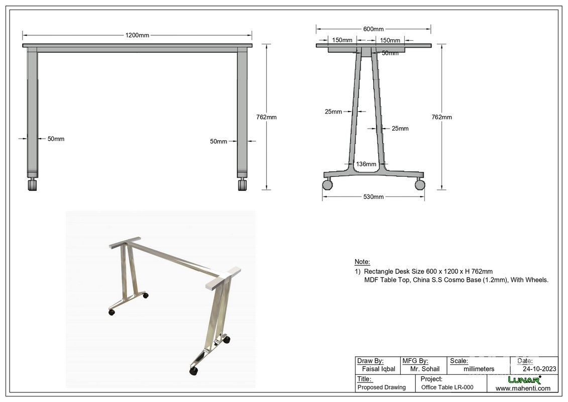 Office Table - Image 4