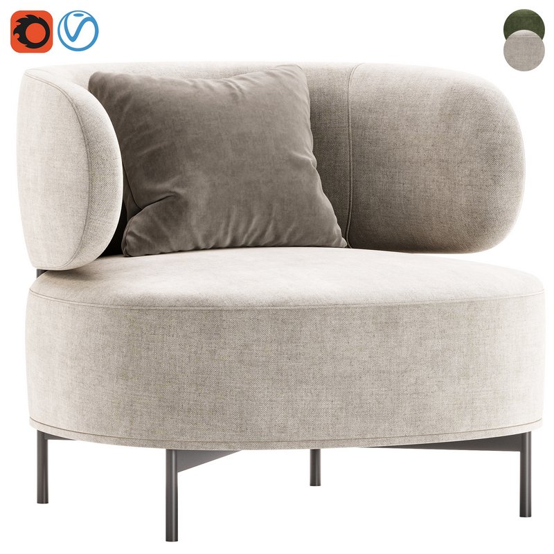 Akiko armchair 3 - Image 2