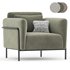 Fauteuil in fluweel Alistair armchair - Thumbnail 1