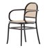 HOFFMAN BLACK OAK RATTAN DINING CHAIR - Thumbnail 3