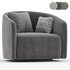 Mila swivel armchair - Thumbnail 3