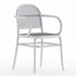 HOFFMAN BLACK OAK RATTAN DINING CHAIR - Thumbnail 5