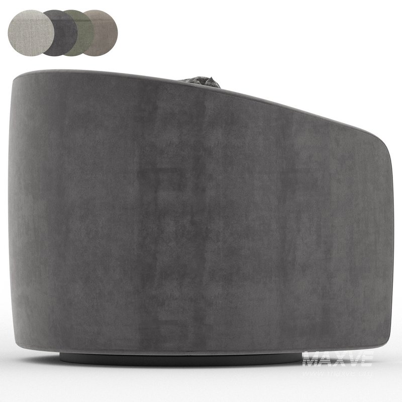 Mila swivel armchair - Image 5