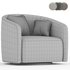 Mila swivel armchair - Thumbnail 6