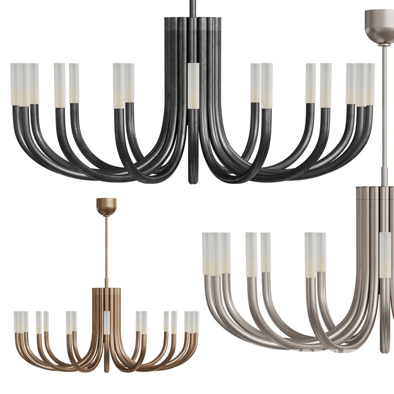 Rousseau Large Oval Chandelier - Image 1