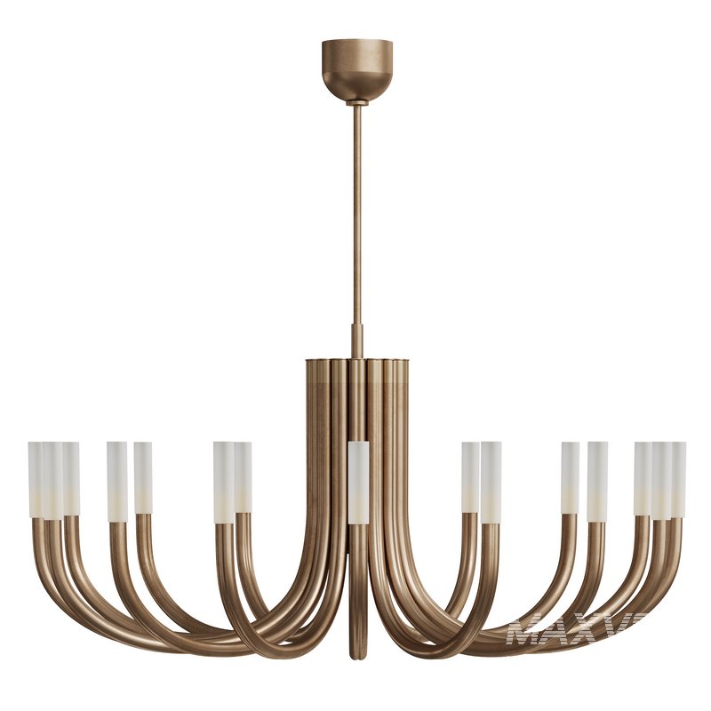 Rousseau Large Oval Chandelier - Image 2