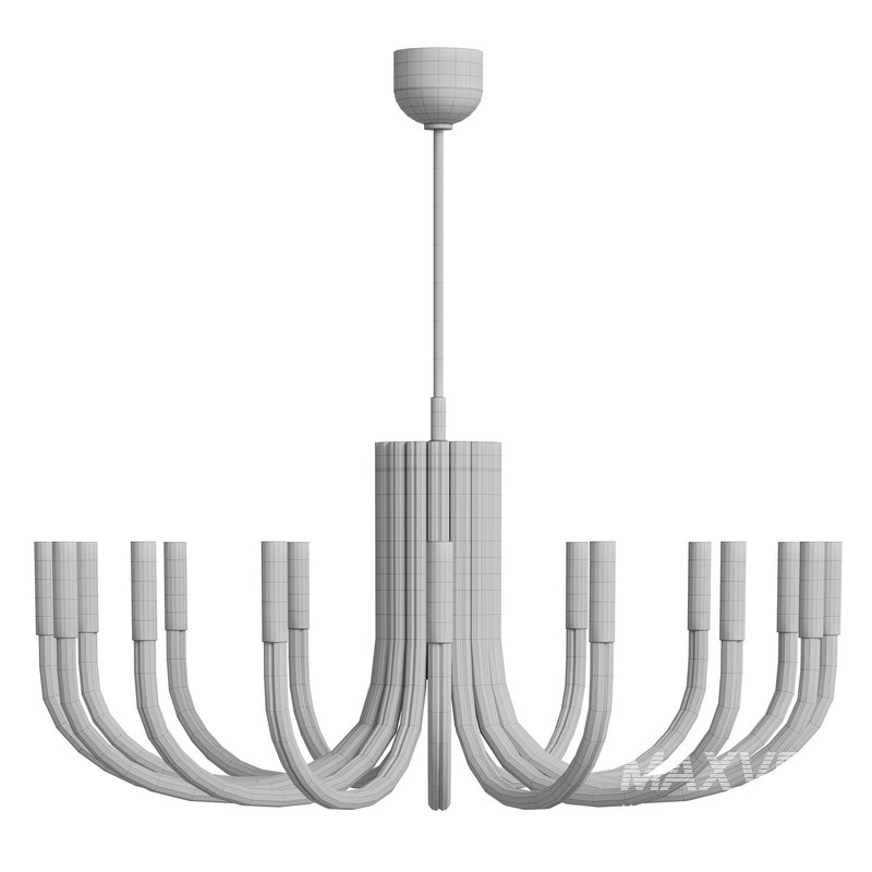 Rousseau Large Oval Chandelier - Image 5