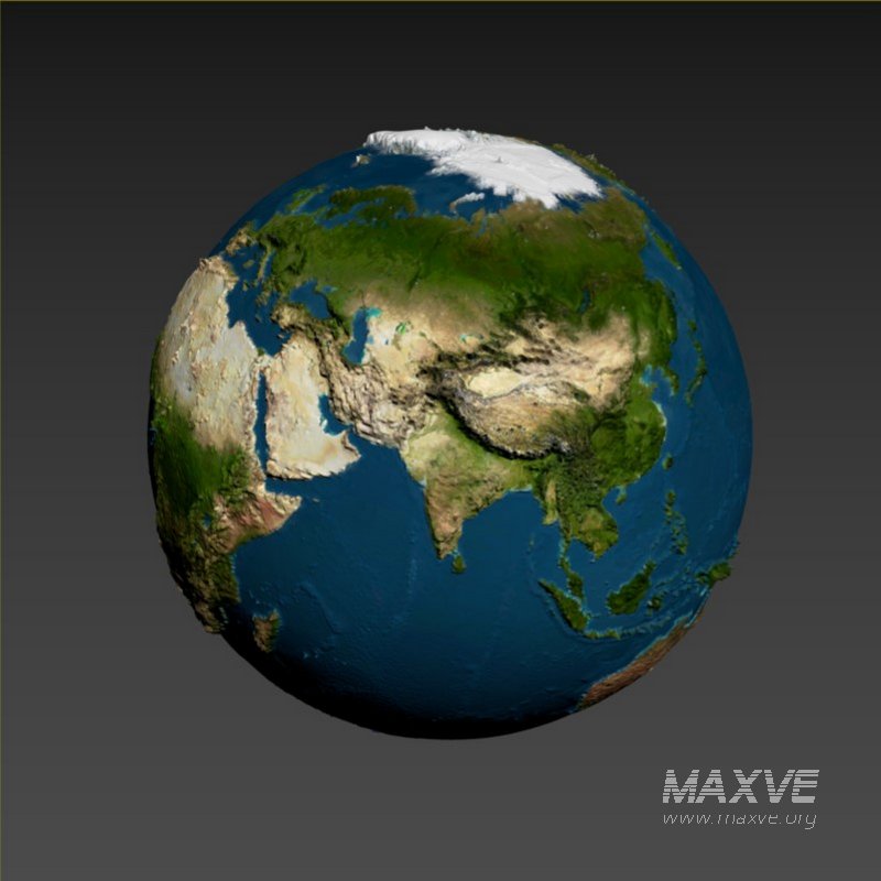 3D Earth Globe High Detail - Image 9