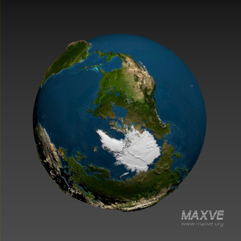 3D Earth Globe High Detail - Image 10
