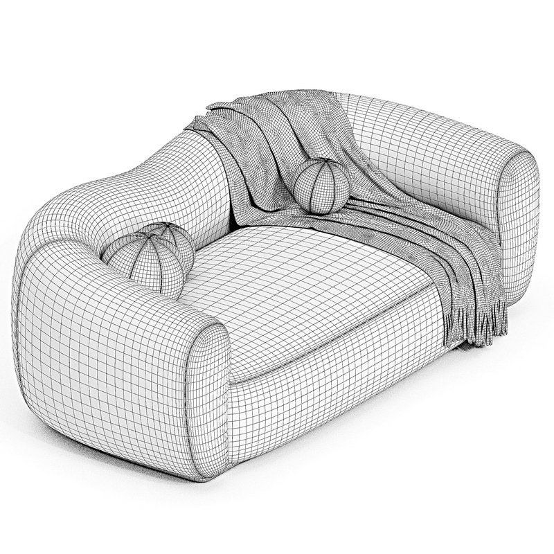 Curved 3 Seater Sofa for Living Room - Image 2