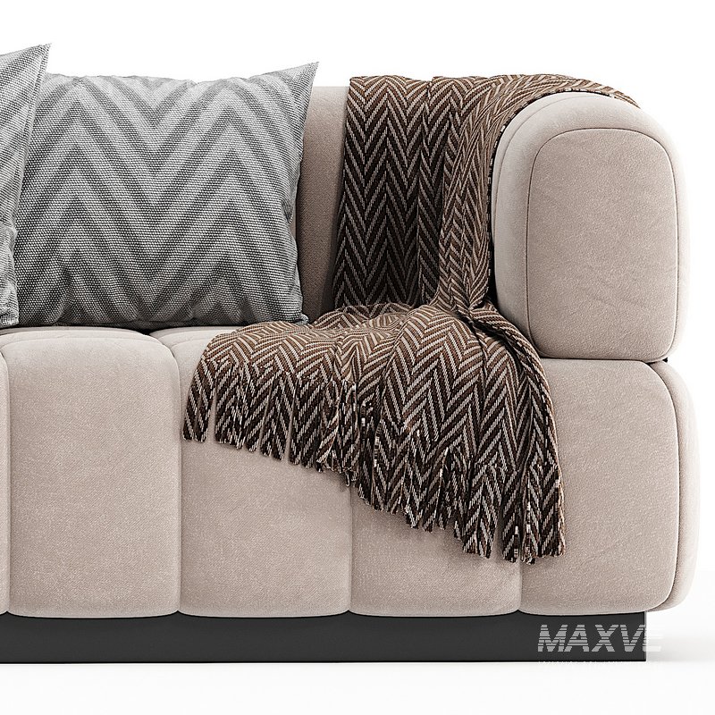 Continental Sofa in Velvet - Image 2