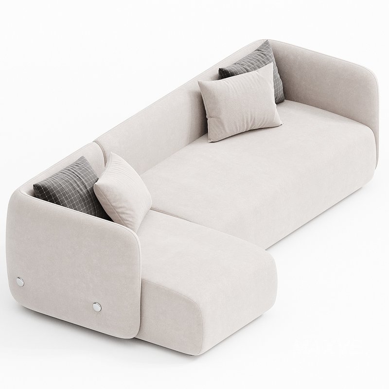 EASY Sofa with chaise longue By Ersa - Image 2