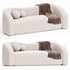 Curved 3 Seater Sofa for Living Room 5 - Thumbnail 1