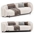 DOUBLE LAYERED BACK SOFA - Thumbnail 1