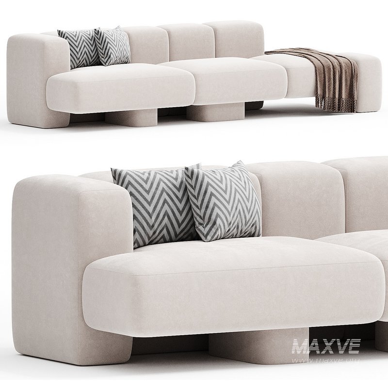 CUSCO 3 seater sofa By Carpanese - Image 3