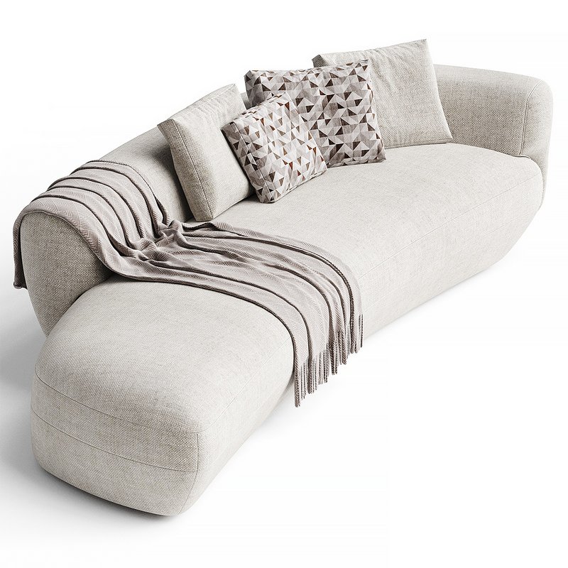 CONFIDENT Curved sofa By Vibieffe - Image 2