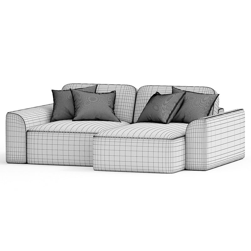 Corner sofa Space 1 Soft Gray - Image 3