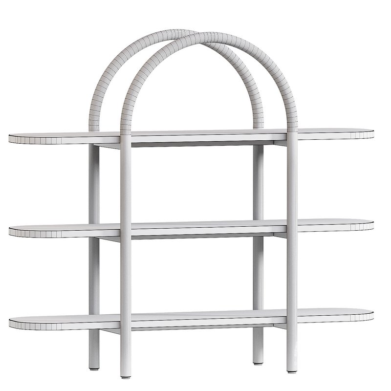 Dolly Natural Wide Bookcase by Crate and Barrel - Image 2
